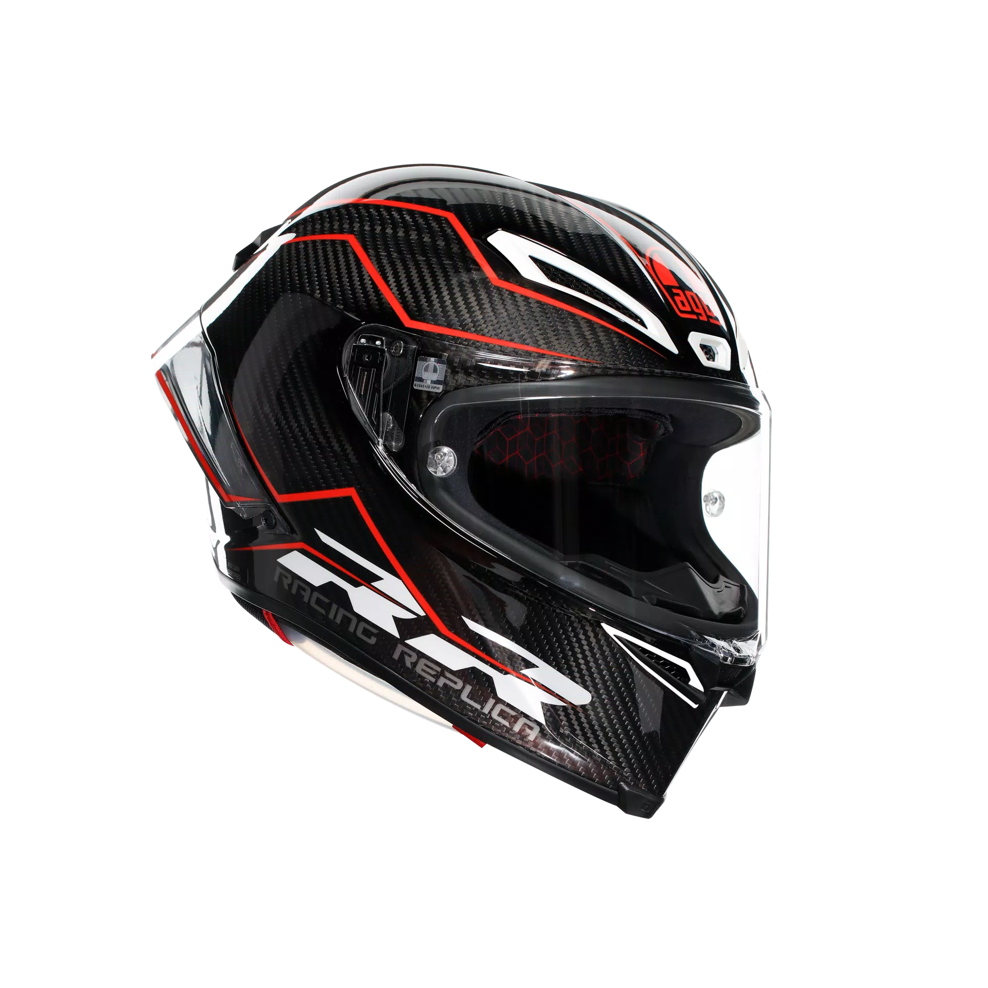 PISTA GP RR PERFORMANTE CARBON/RED - CASCO MOTO INTEGRALE E2206 DOT