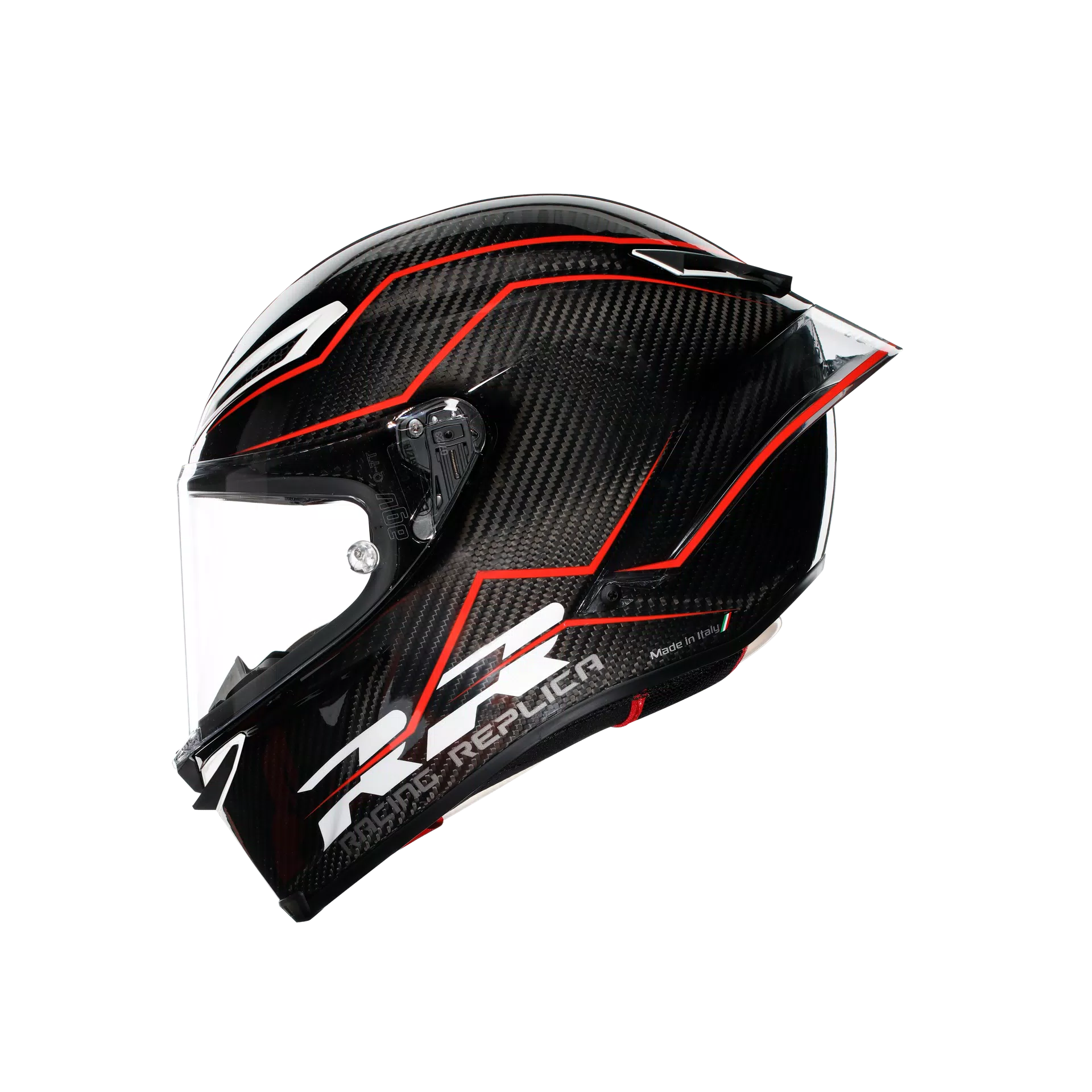 PISTA GP RR PERFORMANTE CARBON/RED - CASCO MOTO INTEGRALE E2206 DOT