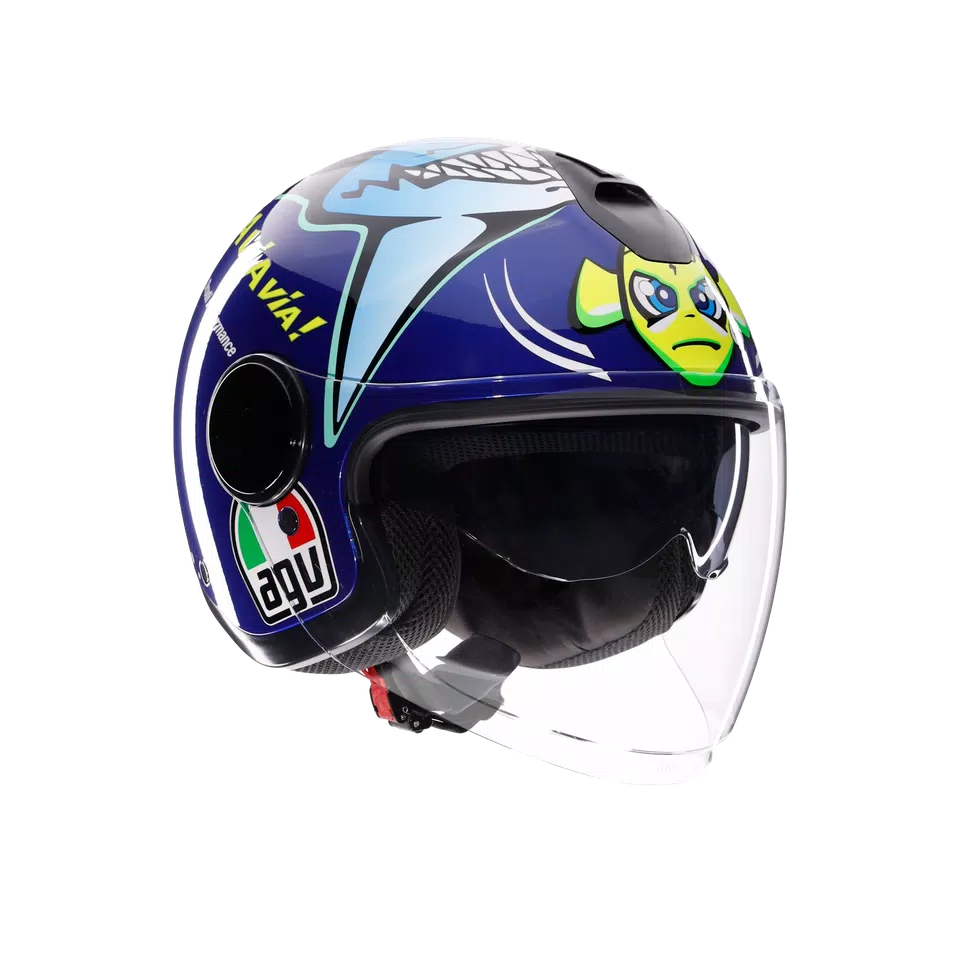 ETERES ROSSI MISANO 2015 - CASCO MOTO JET E2206