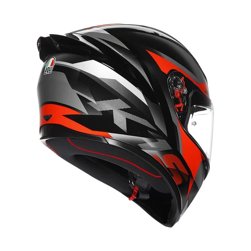 Casco Integrale AGV K1S FASTLAP BLACK/GREY/RED - G-Moto