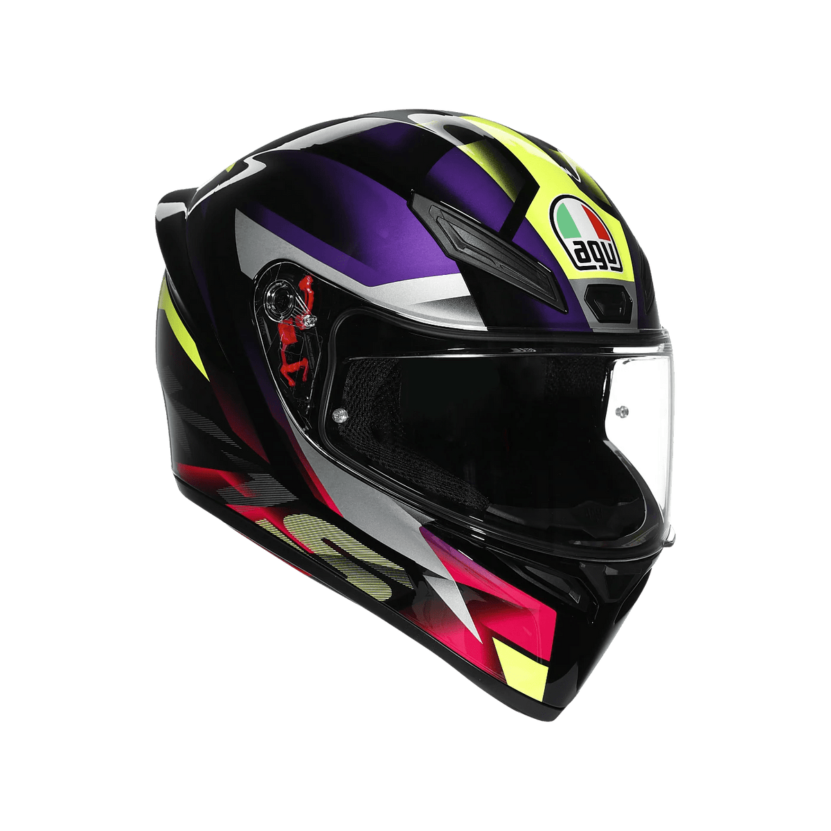 Casco Integrale AGV K1S FASTLAP BLACK/PURPLE/PINK - G-Moto