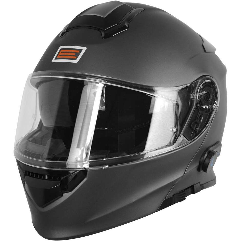 Casco Moto Modulare Origine DELTA Bt Solid Titanio Opaco