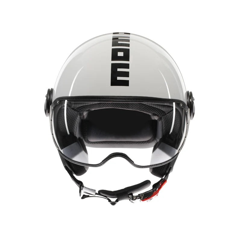 Casco moto jet FGTR CLASSIC Mono E2206 Nero opaco / bianco