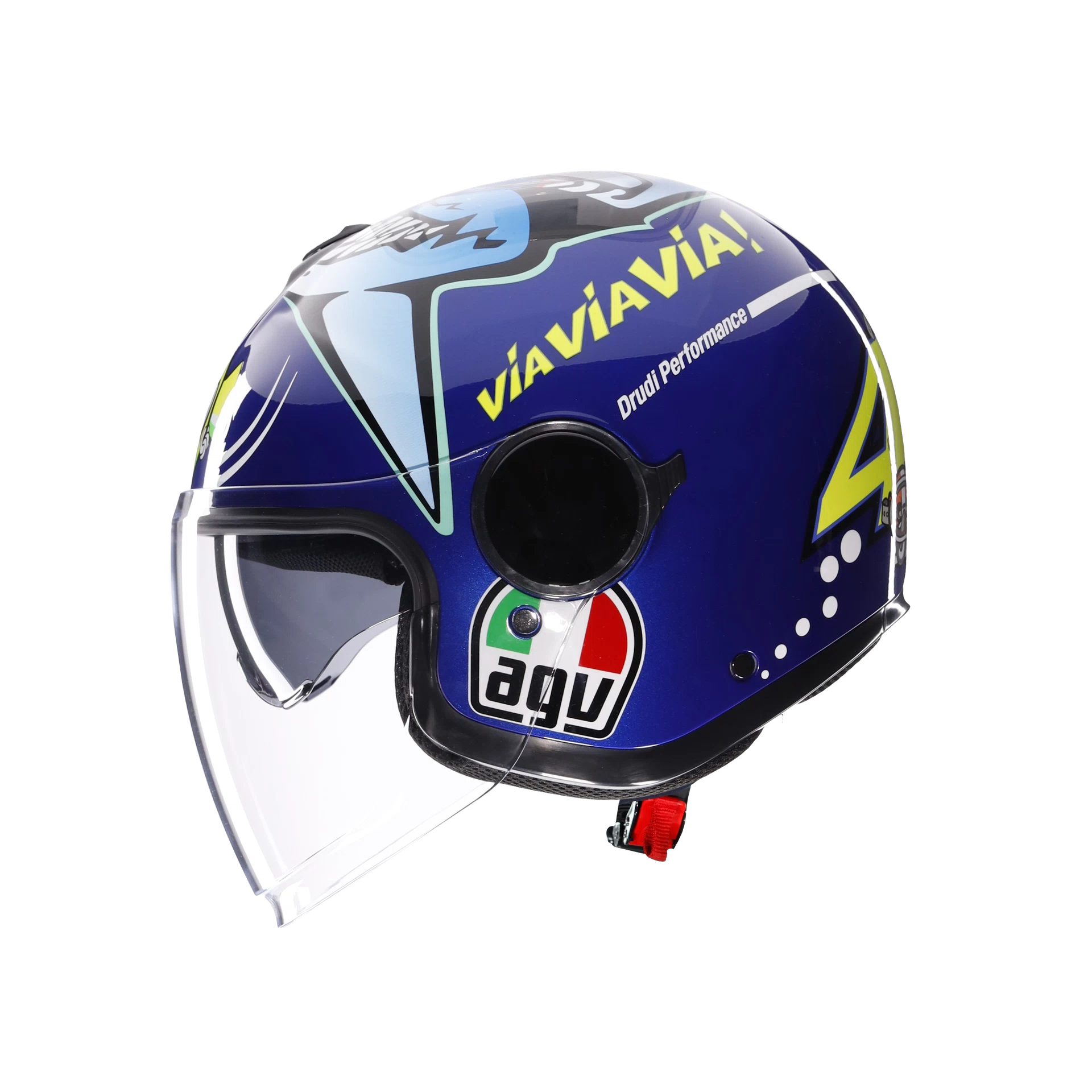 ETERES ROSSI MISANO 2015 - CASCO MOTO JET E2206