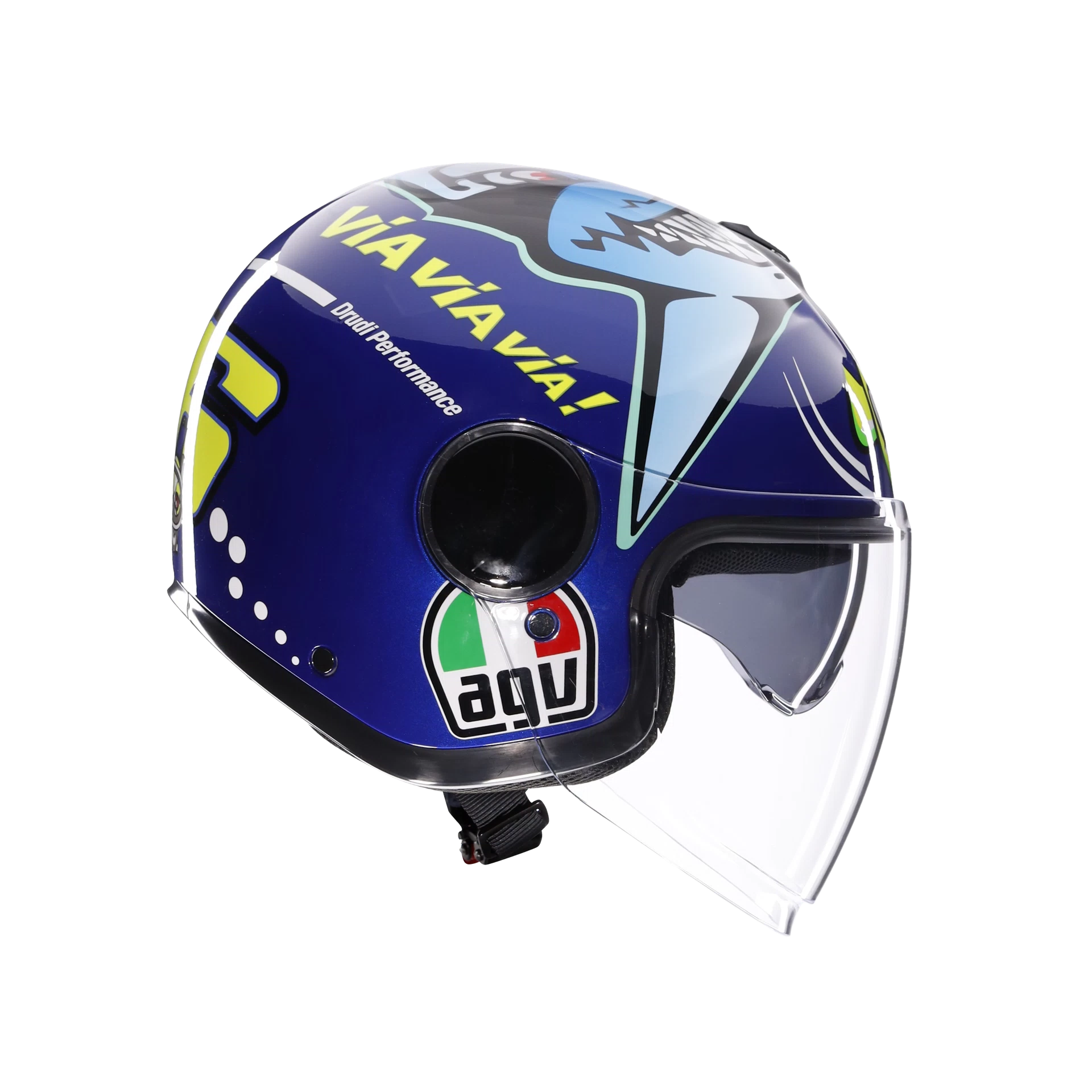 ETERES ROSSI MISANO 2015 - CASCO MOTO JET E2206