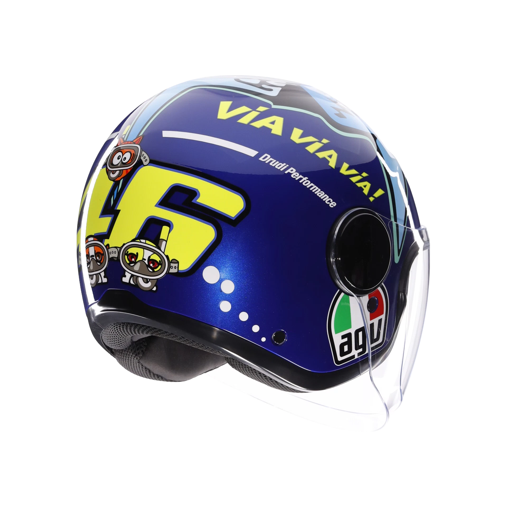 ETERES ROSSI MISANO 2015 - CASCO MOTO JET E2206