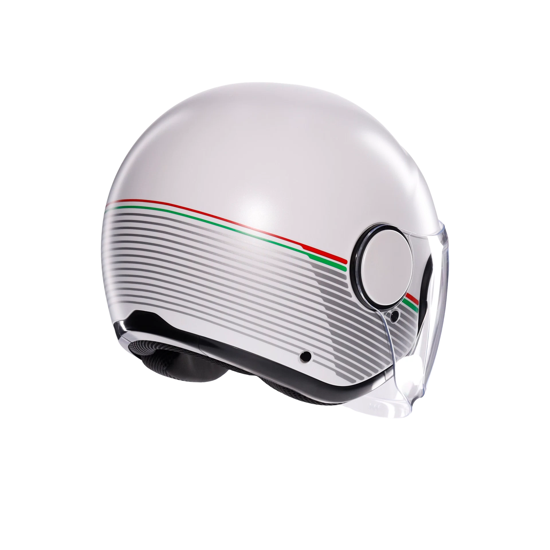 ETERES CAPOLIVERI MATT WHITE/ITALY - CASCO MOTO JET E2206