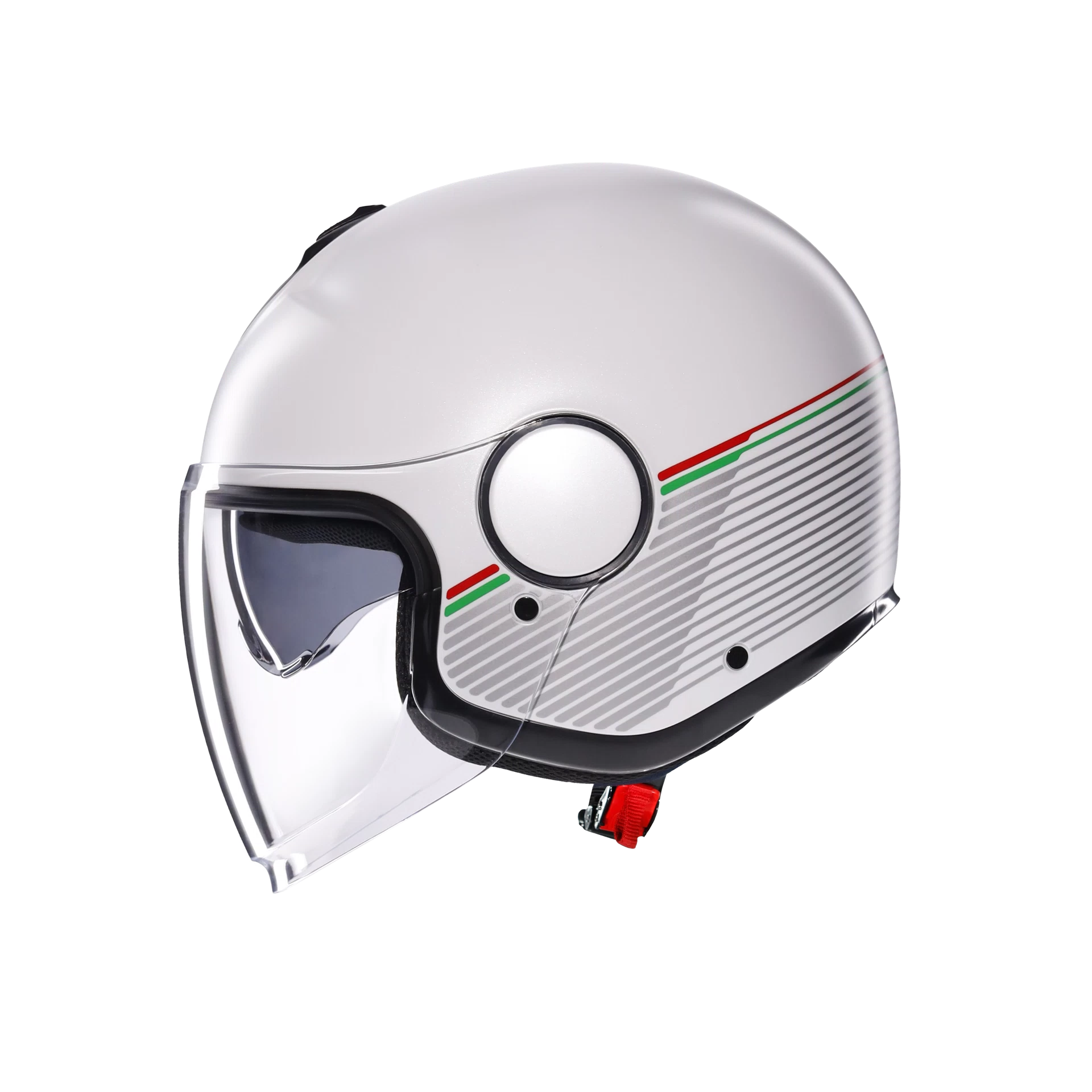ETERES CAPOLIVERI MATT WHITE/ITALY - CASCO MOTO JET E2206